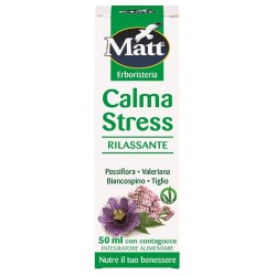 Matt Erboristeria Calma Stress Rilassante Gocce 50 Ml