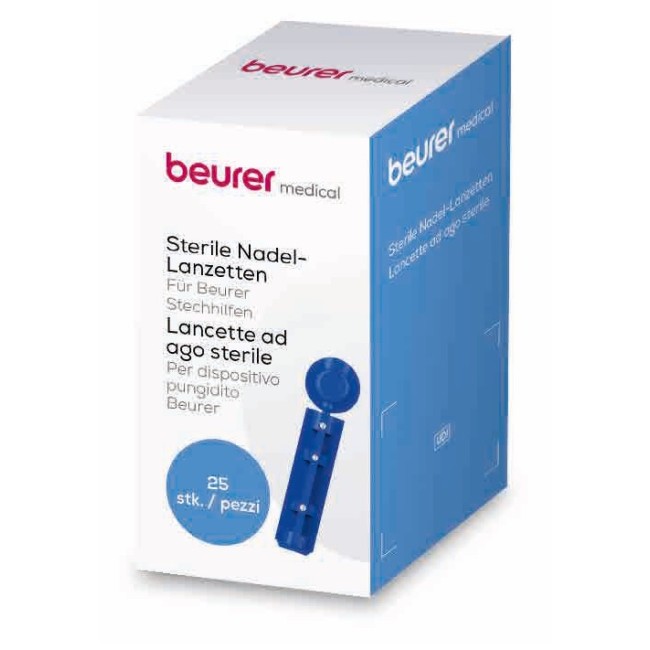 Lancette Pungidito Beurer Ago Sterile Gauge 28 25 Pezzi Lancette Pungidito Beurer Ago Sterile Gauge 28 25 Pezzi
