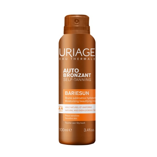 Uriage Eau Thermale Bariesun Auto Bronzant Self Tanning Brume Sublimatrice Hydratante 100 Ml