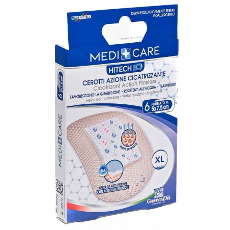 Cerotto Medicare Cicatrizzanti 7,5x5 6 Pezzi