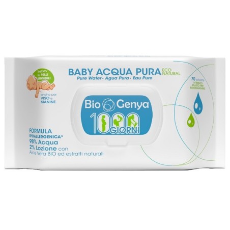 Biogenya Baby Eco Natura Acqua Pura 70 Salviette Biogenya Baby Eco Natura Acqua Pura 70 Salviette