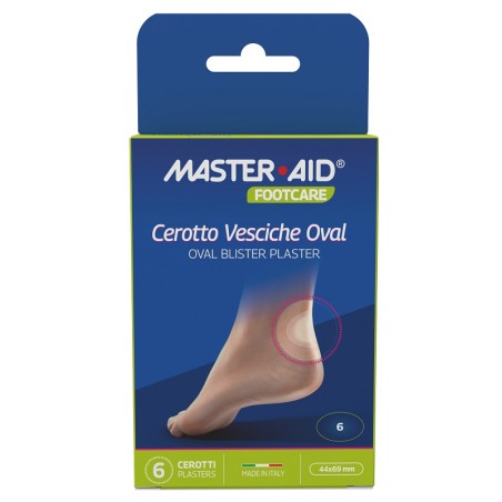Cerotto Vesciche Footcare Ovale 6 Pezzi