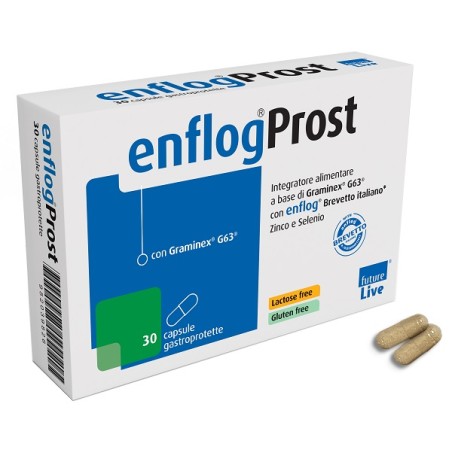 Enflogprost 30 Capsule Gastroprotette Senza Glutine Naturalmente Privo Di Lattosio Enflogprost 30 Capsule Gastroprotette Senza Glutine Naturalmente Privo Di Lattosio