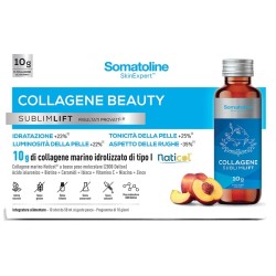 Somatoline Collagene Beauty Sublimlift 10 Shot 50 Ml Gusto Pesca Senza Glutine Senza Lattosio Con Edulcoranti