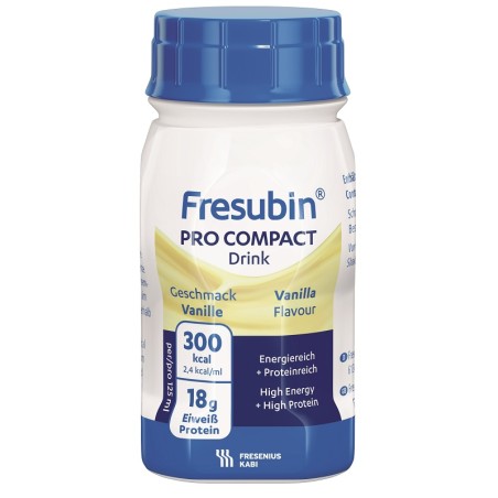 Fresubin Pro Compact Drink Vaniglia 4 Flaconi Da 125 Ml Fresubin Pro Compact Drink Vaniglia 4 Flaconi Da 125 Ml