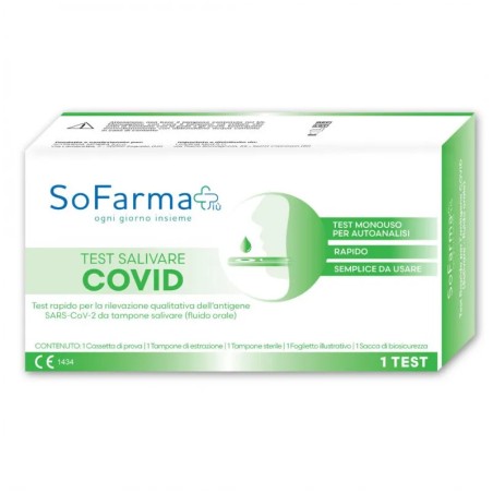 Test Antigenico Rapido Covid-19 Sofarmapiu' Salivare Autodiagnostico Determinazione Qualitativa Antigeni Sars-cov-2 In Campioni