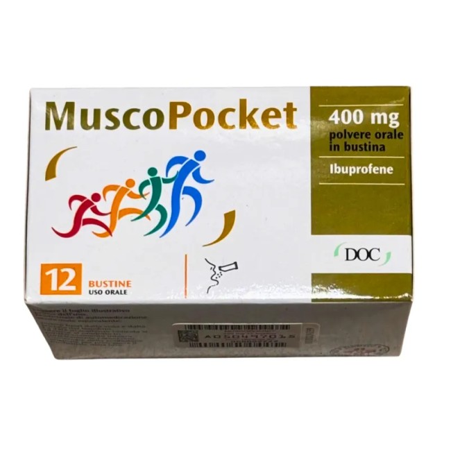 Muscopocket Soluzione Orale 12bust 400mg Muscopocket Soluzione Orale 12bust 400mg