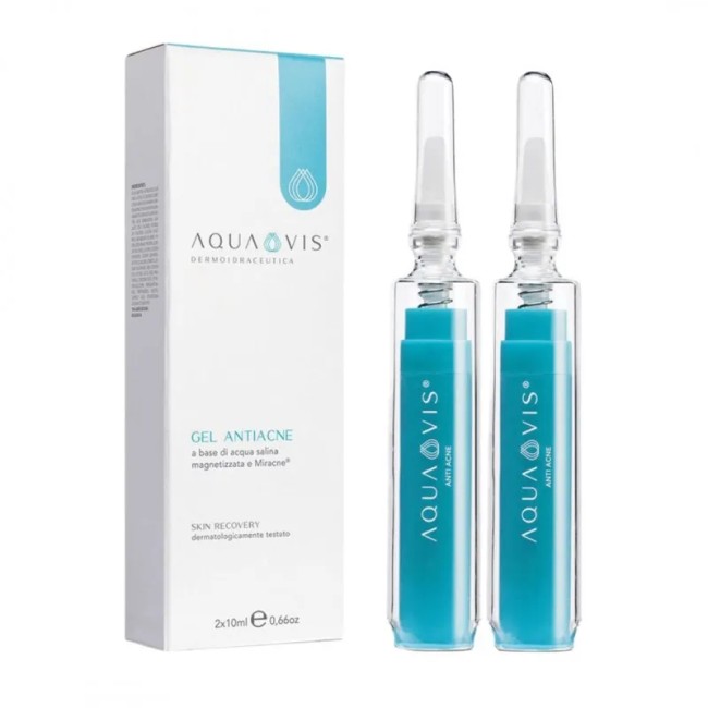Aquavis Gel Antiacne 2 Flaconcini Da 10 Ml Aquavis Gel Antiacne 2 Flaconcini Da 10 Ml
