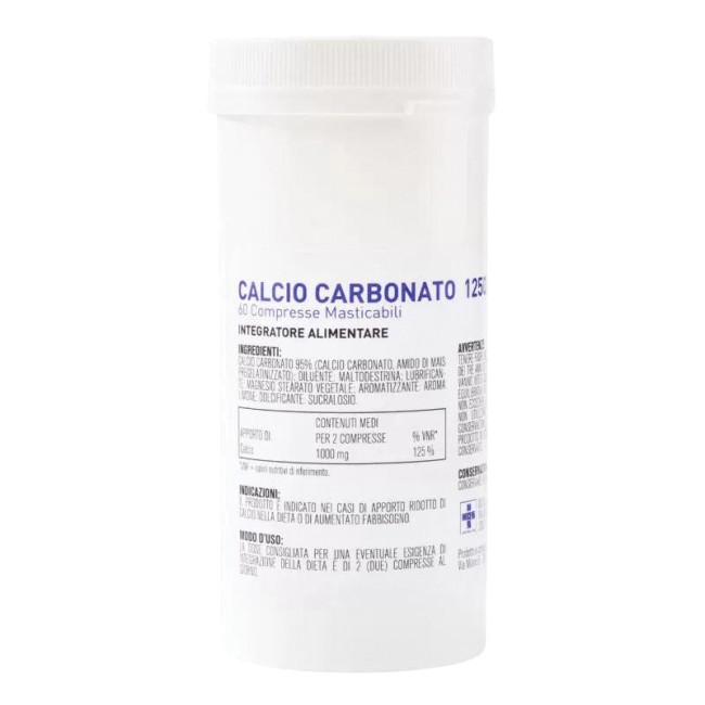 Calcio Carbonato 60 Compresse Masticabili
