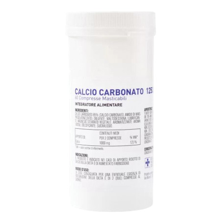 Calcio Carbonato 60 Compresse Masticabili