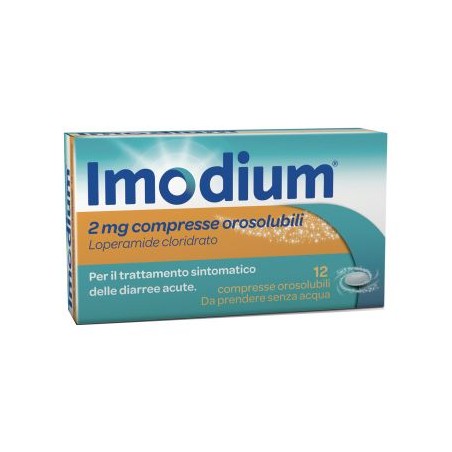 Imodium 12 Compresse Orosol 2mg