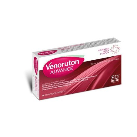 Venoruton Advance 30 Compresse Rivestite Da 1,1 G Senza Glutine Senza Lattosio Venoruton Advance 30 Compresse Rivestite Da 1,1 G Senza Glutine Senza Lattosio