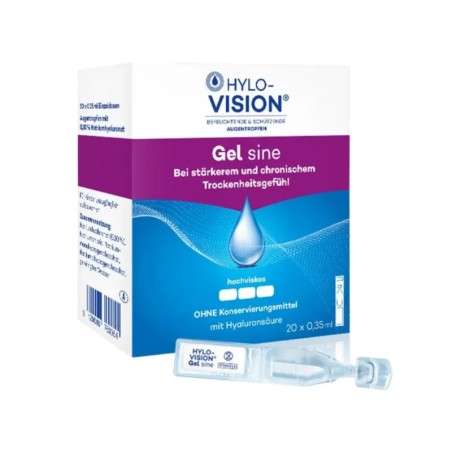 Lacrime Artificiali Hylovision Sine 20 Flaconcini Da 0,40 Ml Lacrime Artificiali Hylovision Sine 20 Flaconcini Da 0,40 Ml
