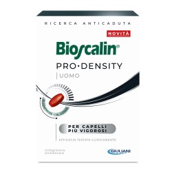 Confezione da 30 compresse di Bioscalin Pro Density Uomo Integratore Anticaduta Per Rinforza Il Cuoio Capelluto.