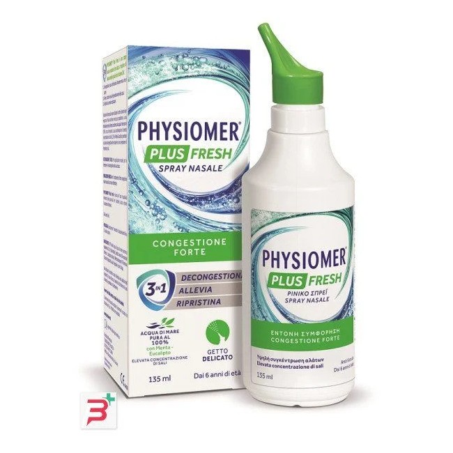SPRAY NASALE PHYSIOMER PLUS FRESH 135 ML SPRAY NASALE PHYSIOMER PLUS FRESH 135 ML