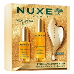 Cofanetto Nuxe Super Serum contenente Siero Viso 30 ml+ Contorno Occhi 15 ml + Massaggiatore Viso