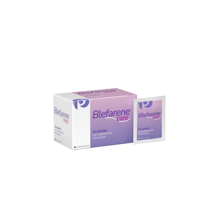 Confezione da 30 salviettine oculari Blefarene Care . Confezione da 30 salviettine oculari Blefarene Care .