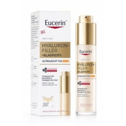 Flacone da 50 ml di Eucerin Hyaluron Filler Elasticity Fluido Giorno Spf 30