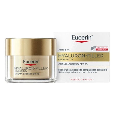 Vasetto da 50 ml di Eucerin Hyaluron Filler+ Elasticity Crema Giorno Spf 15 Vasetto da 50 ml di Eucerin Hyaluron Filler+ Elasticity Crema Giorno Spf 15