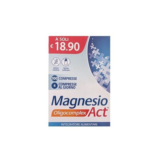 Magnesio Act Oligocomplex 100 Compresse