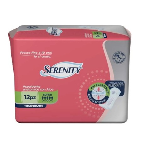 Pannolone Per Incontinenza Serenity Light Lady Super 12 Pezzi Pannolone Per Incontinenza Serenity Light Lady Super 12 Pezzi