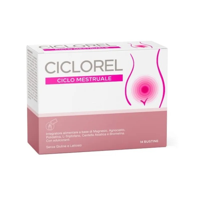 CICLOREL CICLO MESTRUALE 14 BUSTINE 5 G CON EDULCORANTI SENZA GLUTINE E SENZA LATTOSIO CICLOREL CICLO MESTRUALE 14 BUSTINE 5 G CON EDULCORANTI SENZA GLUTINE E SENZA LATTOSIO