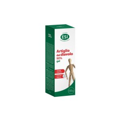 Tubo da 100 ml di Esi Artiglio Del Diavolo 90%, gel lenitivo per dolori muscolari.
