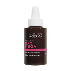 Flacone da 30 ml di A-Derma Exomega Siero Idratante Ultra-Lenitivo