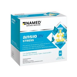 Confezione da 30 bustine di Specchiasol Ansiolev Stress Integratore Per Il Benessere Psicofisico.