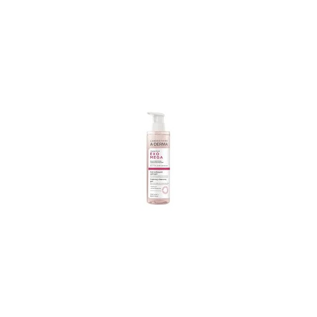Flacone da 200 ml di A-Derma Exomega Gel Detergente Delicato Flacone da 200 ml di A-Derma Exomega Gel Detergente Delicato