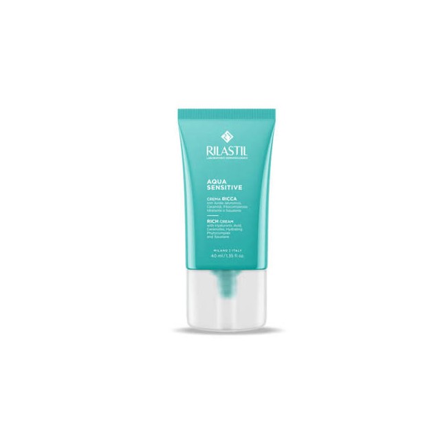 Tubetto da 40 ml di Rilastil Aqua Sensitive Crema Ricca