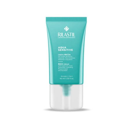 Tubetto da 40 ml di Rilastil Aqua Sensitive Crema Ricca