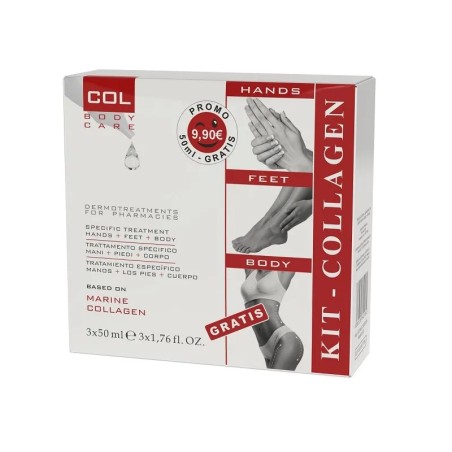 Kit Collagen 50 Ml 1 Trattamento Per Mani 50 Ml + 1 Trattamento Per Piedi 50 Ml + 1 Trattamento Corpo 50 Ml