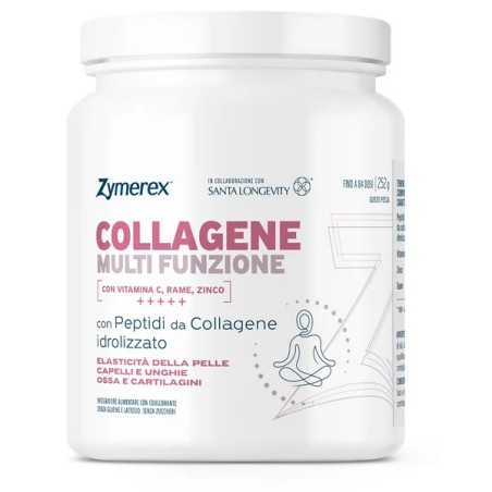 Zymerex Collagene Multifunzione Integratore Ringiovanente 252 Grammi Zymerex Collagene Multifunzione Integratore Ringiovanente 252 Grammi