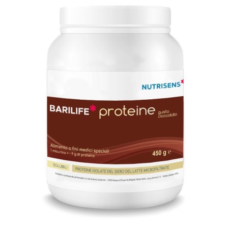 Barilife Proteine Cioccolato 450 G Senza Glutine Barilife Proteine Cioccolato 450 G Senza Glutine