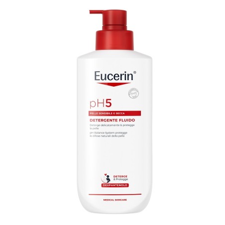 Flacone da 400 ml di Eucerin Ph5 Detergente Fluido Idratante Flacone da 400 ml di Eucerin Ph5 Detergente Fluido Idratante