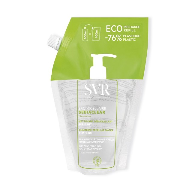 Sebiaclear Eau Micellaire Refill 400 Ml Sebiaclear Eau Micellaire Refill 400 Ml