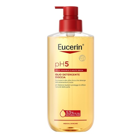 Flacone da 400 ml di Eucerin Ph5 Olio Detergente Doccia Flacone da 400 ml di Eucerin Ph5 Olio Detergente Doccia