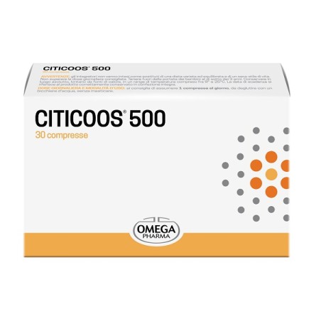 Citicoos 500 30 Compresse Senza Glutine E Lattosio Citicoos 500 30 Compresse Senza Glutine E Lattosio
