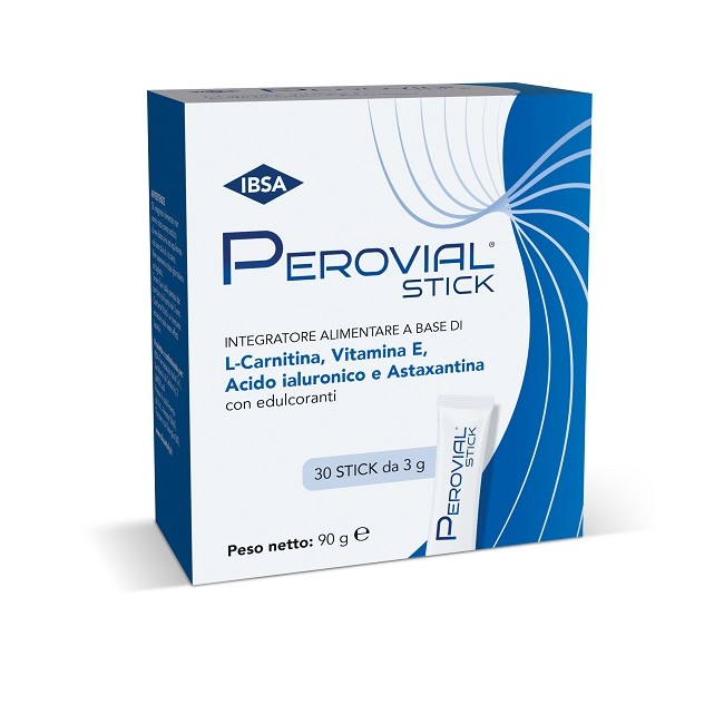 Perovial Stick 30 Stick Da 3 G Con Edulcoranti Senza Glutine Senza Lattosio