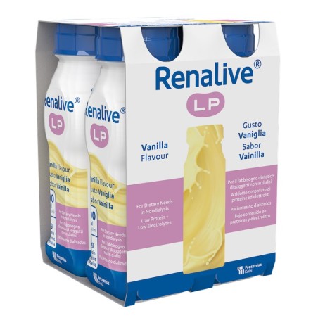 Renalive Lp Vaniglia 4 Flaconi Da 200 Ml Renalive Lp Vaniglia 4 Flaconi Da 200 Ml