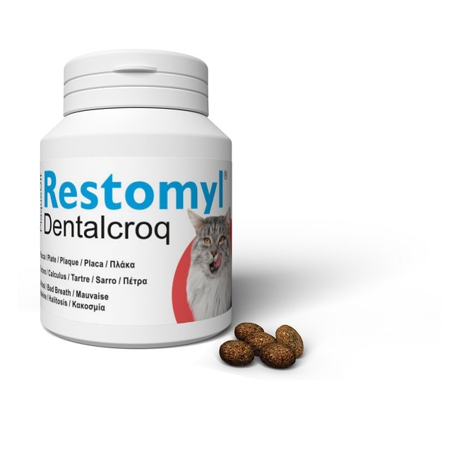 Restomyl Dentralcroq Gatto 60 G Restomyl Dentralcroq Gatto 60 G