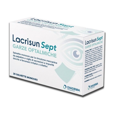 Lacrisun Sept Garze Oftalmiche 20 Salviette Monouso Lacrisun Sept Garze Oftalmiche 20 Salviette Monouso