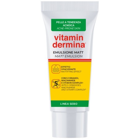 Vitamindermina Sebo Emulsione Mattino 40 Ml Vitamindermina Sebo Emulsione Mattino 40 Ml