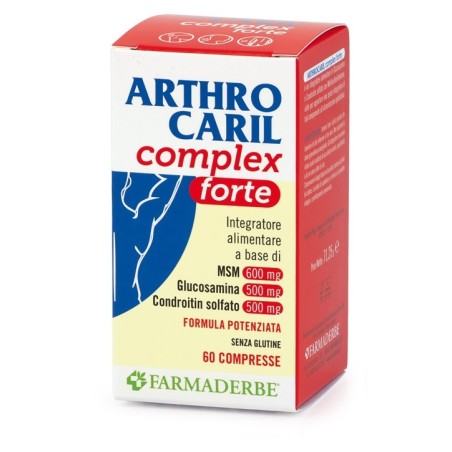 Arthrocaril Complex Forte 60 Compresse Formula Potenziata Senza Glutine Arthrocaril Complex Forte 60 Compresse Formula Potenziata Senza Glutine