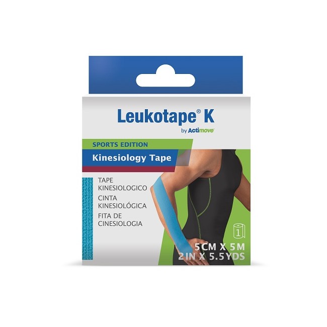 Leukotape K By Actimove Sports Edition Azzurro Cm 5x5 M Leukotape K By Actimove Sports Edition Azzurro Cm 5x5 M