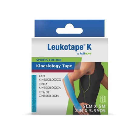 Leukotape K By Actimove Sports Edition Azzurro Cm 5x5 M Leukotape K By Actimove Sports Edition Azzurro Cm 5x5 M