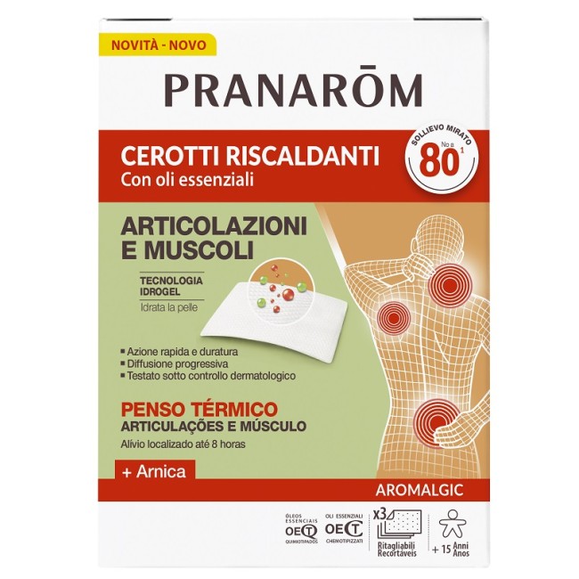 Pranarom Aromalgic Cerotto Riscaldante 3 Pezzi Pranarom Aromalgic Cerotto Riscaldante 3 Pezzi