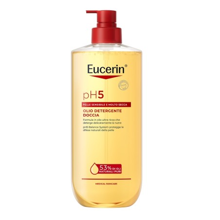 Flacone da 750 ml di Eucerin Ph5 Olio Detergente Nutriente Flacone da 750 ml di Eucerin Ph5 Olio Detergente Nutriente