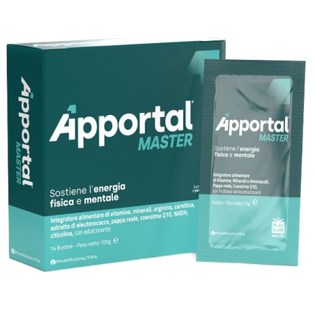 Apportal Master 14 Bustine Da 7,5 G Con Edulcorante Gusto Arancia E Passion Fruit Senza Glutine Senza Lattosio Apportal Master 14 Bustine Da 7,5 G Con Edulcorante Gusto Arancia E Passion Fruit Senza Glutine Senza Lattosio